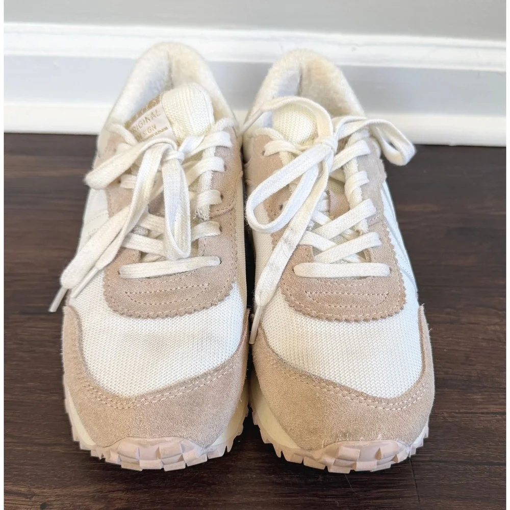 Vintage Havana VH Est 1954 Women's Cosmic 12 White Pebbled Taupe Sneakers Size 7